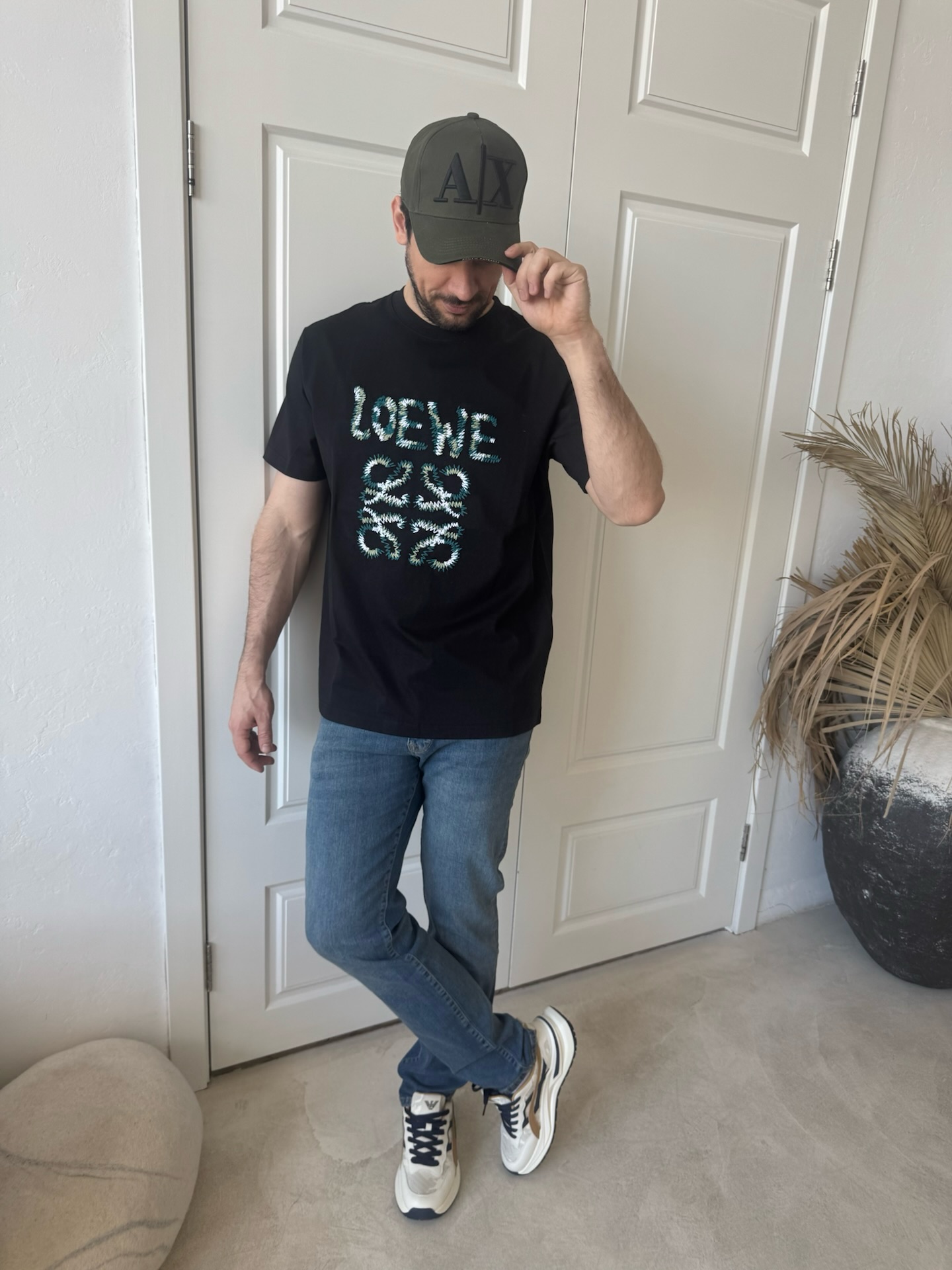 Мужская футболка Oversize с принтом